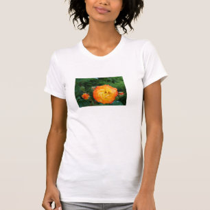 Orange Rose Photo T-Shirt, White T-Shirt