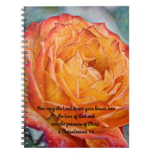 Orange Rose Prayer Journal