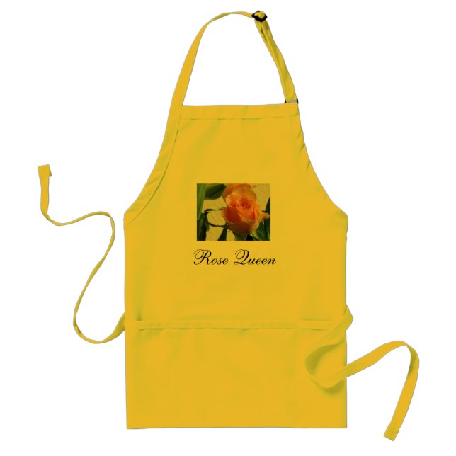 orange rose, Rose Queen Standard Apron (Front)