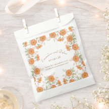 Orange Rose Wedding