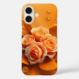 Orange Roses with Warm Glow iPhone Case