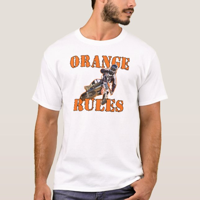 Orange Rules T-Shirt (Front)