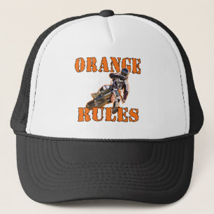 Orange Rules Trucker Hat