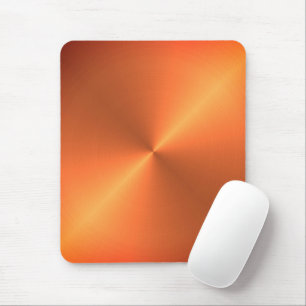 Orange Rust Shine Mouse Pad