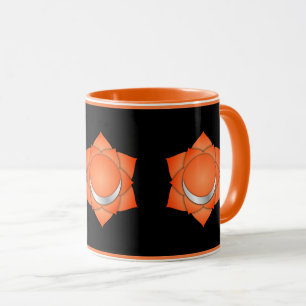Orange Sacral Chakra Symbol - Mindfulness and Heal Mug