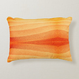 Orange Sand Accent Pillow