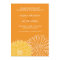 Orange Save the Date Invitation