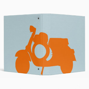 Orange Scooter Binder