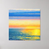 Orange Sea Sunset