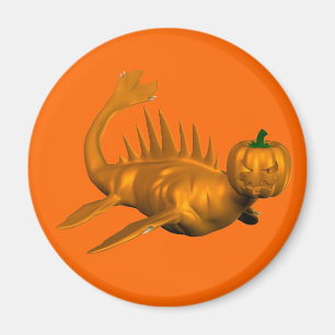 Orange Seadragon Magnet