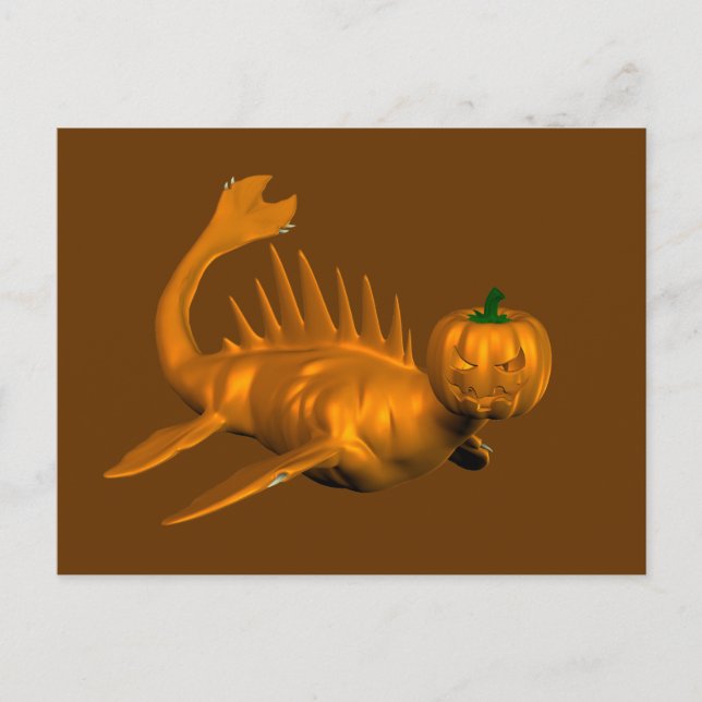 Orange Seadragon Postcard (Front)