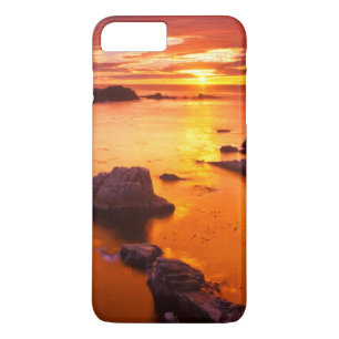 Orange seascape, sunset, California iPhone 8 Plus/7 Plus Case