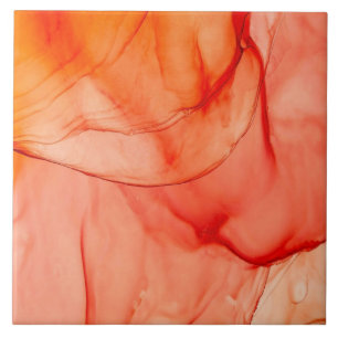 Orange Sherbert  Tile