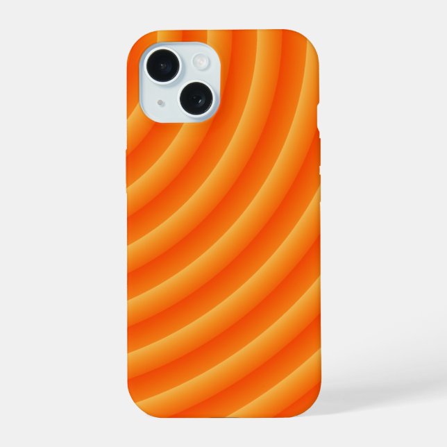 Orange Sherbet  iPhone 15 Case (Back)