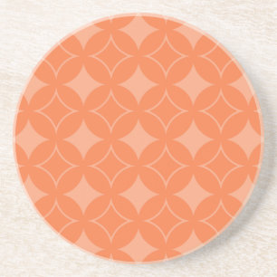 Orange shippo coaster