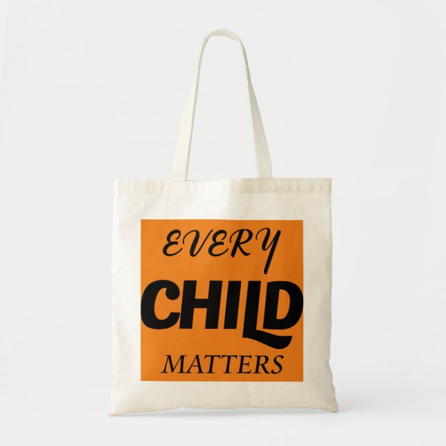 Orange Shirt Day Sign Tote Bag (Front)
