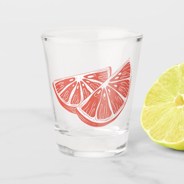 Orange Shot Glass (Front)