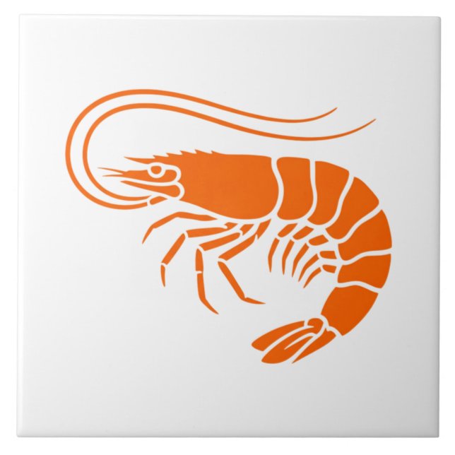 Orange Shrimp Tile (Front)