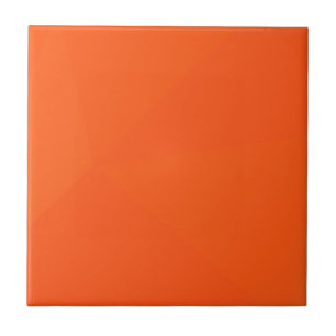 Orange, simple, modern, cool, trendy geometric art tile