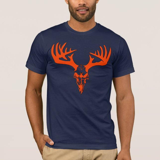 Orange Skull customize T-Shirt (Front)