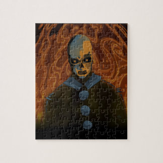 Orange Skull Jigsaw Puzzle