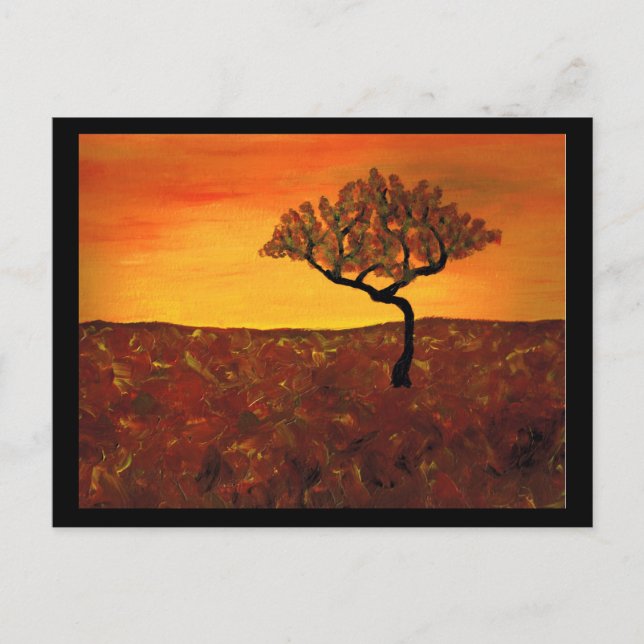 Orange Sky Postcard (Front)