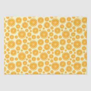 Orange Slice Citrus Fruit Tissue Paper