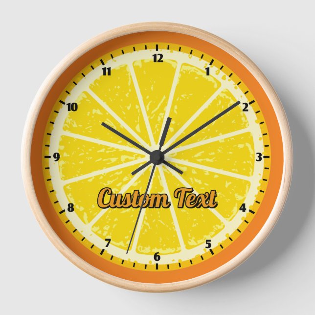 Orange Slice Clock (Front)