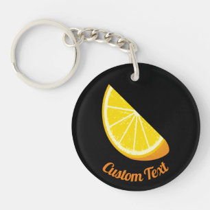 Orange Slice Keychain