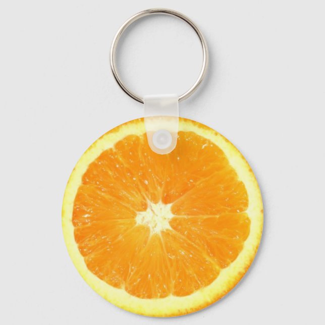 Orange Slice Keychain (Front)
