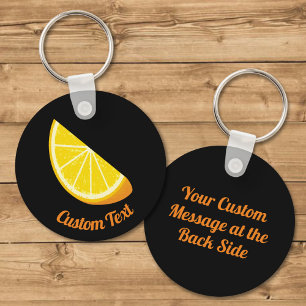 Orange Slice Keychain