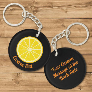 Orange Slice Keychain
