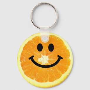 Orange Slice Keychain