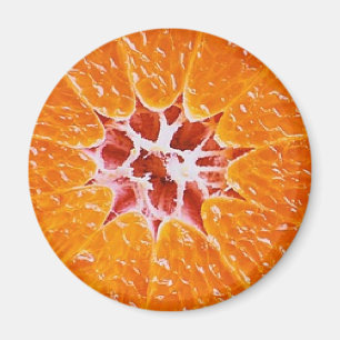 Orange slice magnet