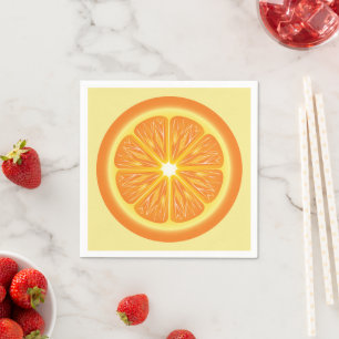 Orange Slice Napkin