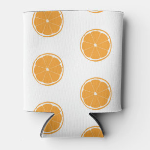 Orange Slice Pattern Can Cooler