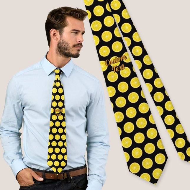 Orange Slice Pattern Tie (Creator Uploaded)