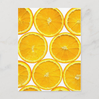Orange slice postcard