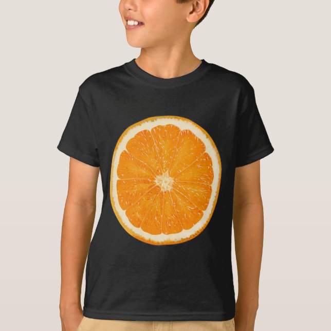 Orange Slice Refreshing Fruit T-Shirt (Front)