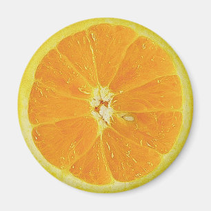 ORANGE SLICE REFRIGERATOR PORTE MAGNET