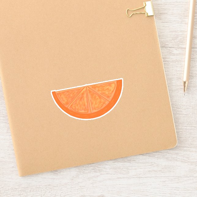 Orange Slice Sticker (Notebook)