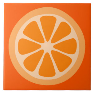Orange Slice Tile