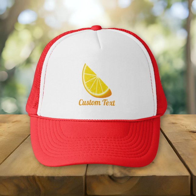 Orange Slice Trucker Hat (Creator Uploaded)