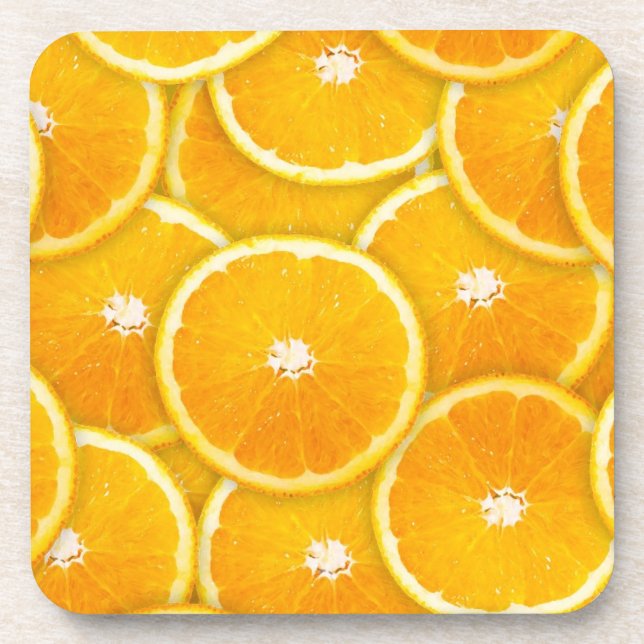 Orange slices coaster (Front)