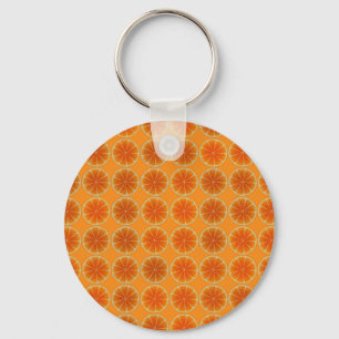 Orange Slices Collage Keychain