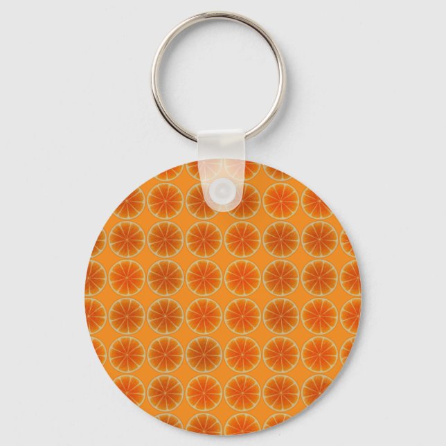 Orange Slices Collage Keychain (Front)