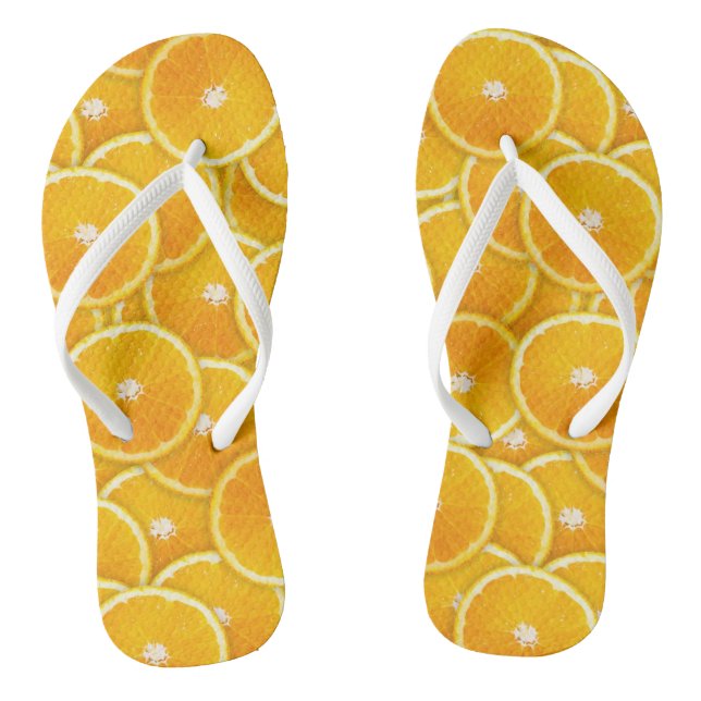 Orange slices flip flops (Footbed)