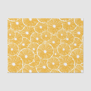 Orange slices pattern design tissue paper