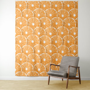Orange slices tapestry