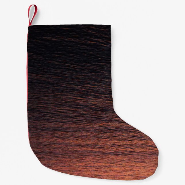 Orange Small Christmas Stocking (Front)